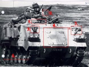 FV 432 Details Front Armoured Personnel Carrier UK British 01