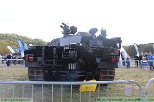 Black Night Challenger 2 MBT Main Battle Tank British United Kingdom army LEP program rear view 001