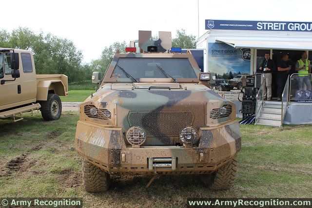 Cougar 4x4 APC light armored personnel carrier vehicle Streit Group data