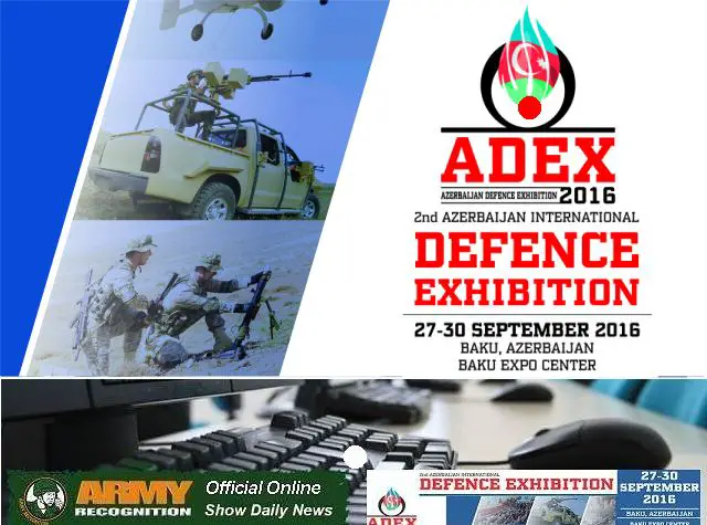 Army Recognition appointed by ADEX 2016 organizers as Official Online Show Daily and Official Web TV 640 002