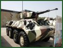 At the International Defense Industry Exhibition ADEX 2014 in Azerbaijan, the national Ministry of Defence Industry unveils an upgrade of Soviet-made BTR-70 8x8 armoured vehicle personnel carrier fitted with the Simsek weapons platform. 