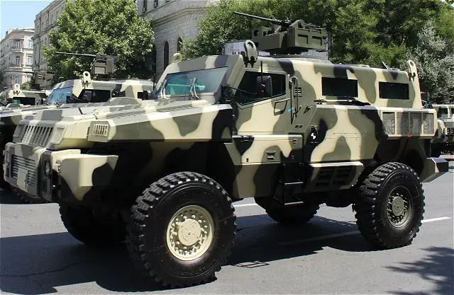 Azerbaijan takes delivery of the second batch of 60 armoured vehicles from the South African Defense Company Paramount Group. In April 2012, The Ministry of Defense Industry of Azerbaijan together with Paramount Group of South Africa finished the production of 60 mine resistant ambush protected vehicles Marauder and Matador ordered by Azerbaijani Armed Forces produced under license in Azerbaijan. 
