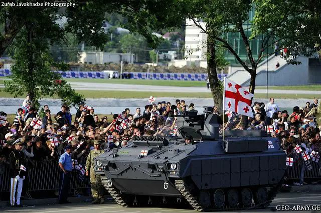 Azerbaijan may also be interested in purchasing Georgian military equipment, Azerbaijani Defense Minister Zakir Hasanov said at a joint briefing with his Georgian counterpart Irakli Alasania in Tbilisi on May 29.