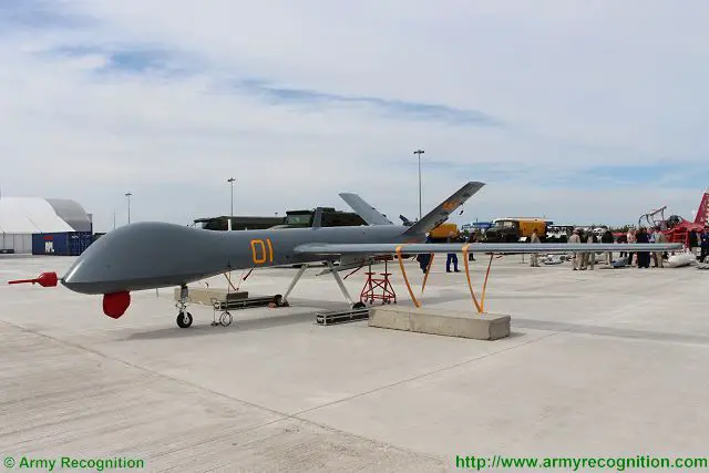 Wing Loong Chinese UAS Unmanned Aircraft System KADEX 2016 defense exhibition Astana Kazakhstan 001