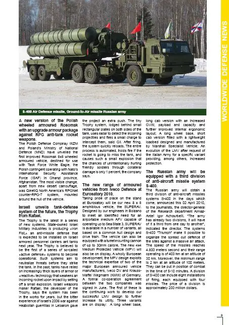 magazine militaire defense industries actualites mondiale monde forces terrestres dvd 3000
