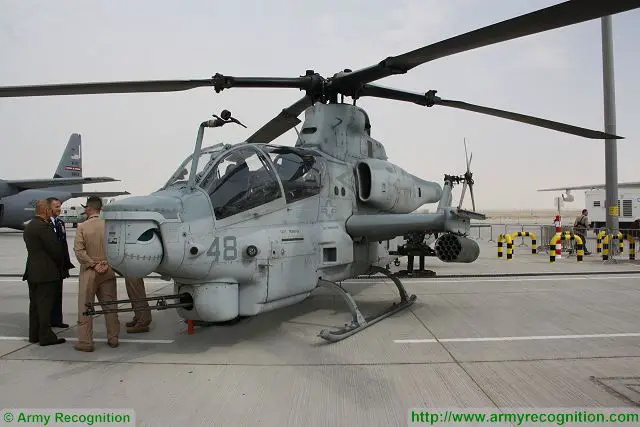 The Bell AH-1Z Viper is a twin-engine attack helicopter based on the AH-1W SuperCobra, that was developed for the United States Marine Corps. 