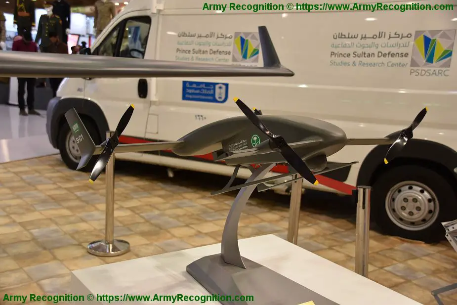 Saudi Arabia has developed a full range of UAVs including SH 01 VTOL BIDEC 2019 925 001