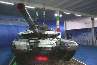 Karrar Striker MBT main battle tank Iran technical data sheet specifications description information intelligence identification pictures photos video air defence system Iranian army defence industry military technology