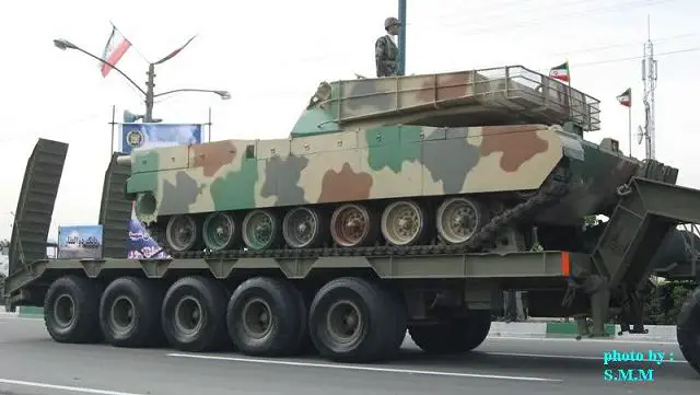 The Iranian Army displayed an upgraded version of the Zulfiqar battle tanks during the military parades on Thursday, September 22, 2011.