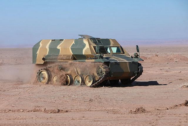 Iran on Monday, September 24, 2012, unveiled the Howeize a light tracked armoured vehicle and the Talaeiyeh an armored personnel carrier as part of its broader plan for increasing mobility of its armed forces. 