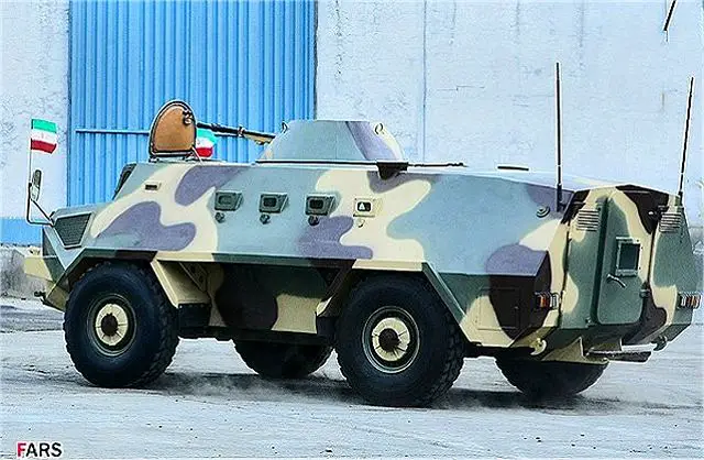 Talaeiyeh Sarir armoured vehicle personnel carrier technical data sheet specifications description information intelligence identification pictures photos video Iran Iranian army defence industry military technology