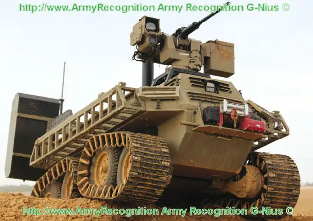 AvantGuard G-Nius UGCV Unmanned Ground Combat Vehicle technical data sheet information specification description identification intelligence pictures photos images engineering Israel Israeli Elbit Systems