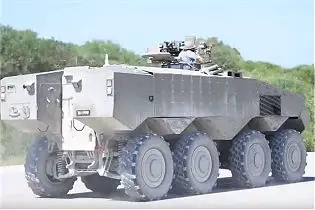 Eitan 8x8 APC armoured vehicle personnel carrier technical data sheet specifications information description pictures photos images intelligence identification Israel Israeli weapon industries army defence industry military technology