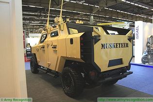 Saymar Musketeer 4x4 light armoured vehicle Israel Israeli defense industry military equipment left side view 001