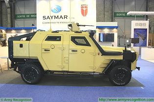 Saymar Musketeer 4x4 light armoured vehicle Israel Israeli defense industry military equipment right side view 001