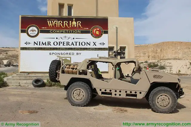 During the Warrior Competition 2016, at the KASOTC Special Forces training Camp in Jordan, the United Arab Emirates Company NIMR Automotive presents one the most modern combat vehicle especially designed for Special Forces units which is called AJBAN SOV (Special Operations Vehicle). 