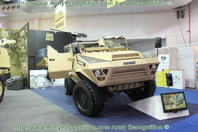 At the Defence and Aerospace Exhibition in Kuwait, GDA 2011, the French Defence Company Acmat presents for the first time a new range of wheeled armoured vehicle which is based on the armoured personnel carrier Acmat BASTION but with open top crew compartment, the BASTION PATSAS. 