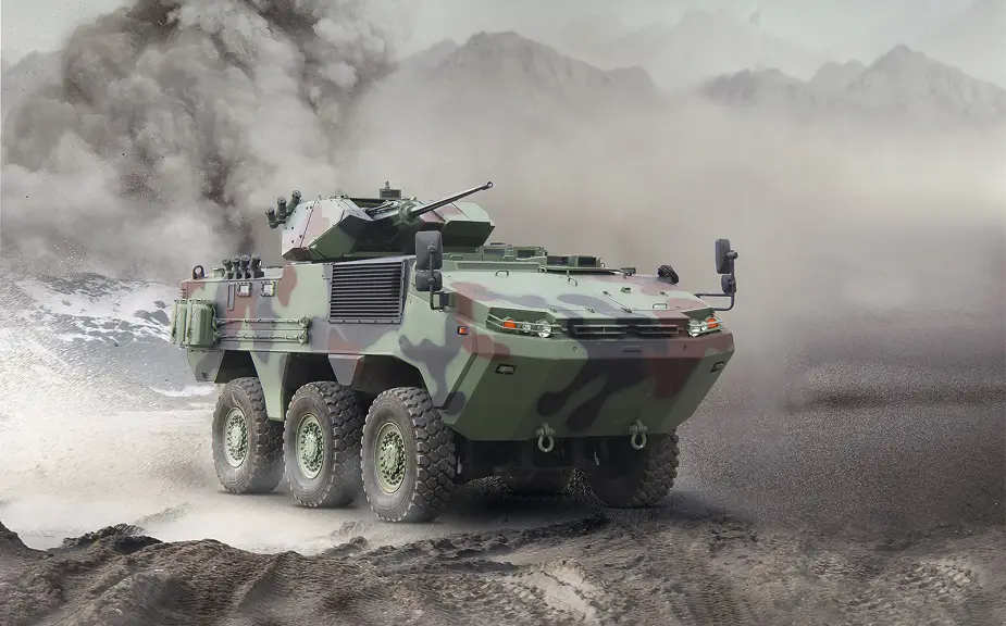 GDA 2019 Otokar exhibits ARMA 6x6 and COBRA Arma01