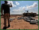 A number of photographs reportedly showing Libyan NTC (National Transitional Council) forces on October 6, 2011, on the frontline near Sirte show them in possession of a state of the art Russian made BMP-3 Khrizantema-S anti-tank missile destroyer.