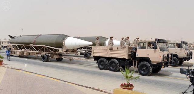 Saudi Arabia concluded a large-scale military exercise with a display of its Chinese- made Dongfeng 3 ballistic missiles this week, showcasing the missiles for the first time. The Dongfeng 3 (DF-3) has a range of up to 3,300 kilometers, and can carry two-ton warheads. It can be used to strike targets that are much closer than the maximum range.