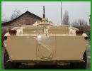 Encore une nouvelle version de BTR-80 réalisé par la firme Ukrainienne Spectrum International. Cette nouvelle version est basée sur le châssis standard du BTR-80, mais de nombreuses améliorations ont été apportées au véhicule de base. En 2008, le véhicule a passé de nombreux tests (sur plus de 30.000 km) dans le cadre d’une adoption par les forces armées ukrainiennes. Le nom de ce nouveau véhicule, est le BTR-7 Defender, il est équipé d’un nouveau moteur Diesel et d’une boîte de vitesse de la firme FTP « IVECO » Tector, qui est installé dans le compartiment de puissance du véhicule blindé transport de troupe. La vitesse maximum sur route du BTR-7 Defender est de 100 km/h, sur une distance maximum de 860 km. Le BTR-7 Defender est amphibie, il peut se déplacer sur l’eau à une vitesse de 9-10 km/h, pendant 20 heures de flottaison. Comme pour le BTR-80 original, le BTR-7 Defender est équipé d’écoutille sur chaque côté de la coque, pour permettre aux fantassins de débarquer et d’embarquer rapidement du véhicule. Le BTR-7 peut être équipé de différentes tourelles, don une tourelle monoplace avec une mitrailleuse PKT de 7,62 mm, une mitrailleuse NSVT de 12,7 mm ou d’une mitrailleuse KPVT de 14,5 mm. Le BTR-7 Defender peut également être équipé d’une tourelle biplace, armée d’un canon automatique de 30 mm “3TM-1”, d’une mitrailleuse coaxiale PKT de 7,62 mm, et de deux lanceurs de missile antichar. Le BTR-7 Defender est un véhicule à roues transport de troupe qui peut être équipé d’un blindage additionnel permettant d’augmenter la protection du véhicule et de l’équipage, jusqu’à atteindre un niveau de protection niveau 3A (OTAN STANAG 4569), spécialement contre les mines terrestres. 