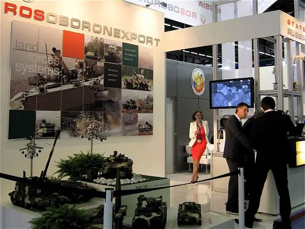 Russia's state-run arms exporter, Rosoboronexport, said on Wednesday it expects to make up to $9.5 billion in arms sales this year. 