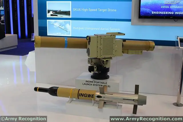 The Ingwe is a modern South African multi-role laser guided anti-tank guided missile (ATGM) manufactured by Denel Dynamics. 