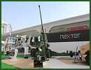 The French Company Nexter Systems presents for the first time its new 155mm/52 calibre towed gun, the TRAJAN at IDEX 2013, defence exhibition in Abu Dhabi, United Arab Emirates. Artillery systems are important part of Nexter Systems offer with the CAESAR, the highly mobile self-propelled 155mm, the 105LG lightweight towed gun which are also presented on Nexter booth.