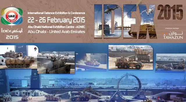 IDEX 2015 pictures Web TV Television video photos images International Defense Exhibition Conference Abu Dhabi UAE United Arab Emirates army military industry technology