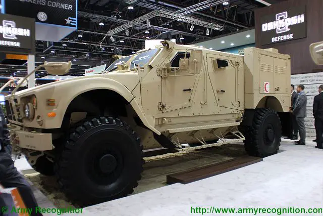 M-ATV ambulance Oshkosh Defense IDEX 2015 defense exhibition 002