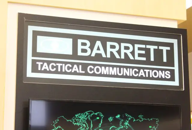 Barrett Tactical Communications showcase its tactical radio communications systems at IDEX 2017 640 002