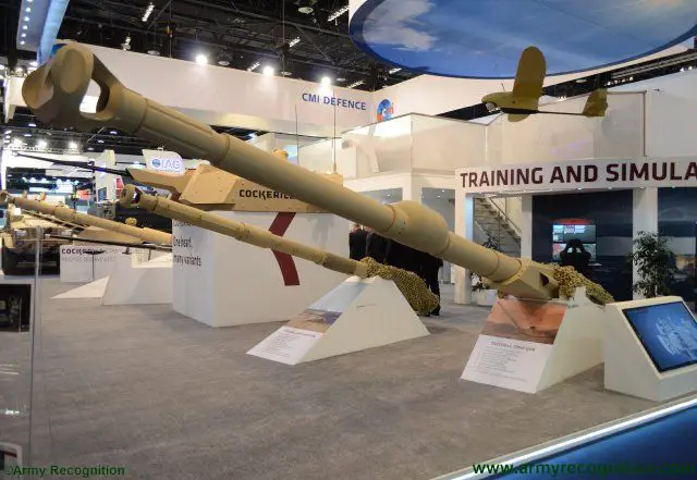 CMI Defence at IDEX 2017 Modularity Turret Drone pairing Missiles and Simulation 640 001