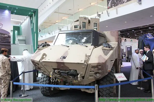 The JAIS is the next generation of MRAP (Mine-Resistant Ambush Protected) vehicles, the vehicle is available in 4x4 and 6x6 configuration. For the 4x4 configuration, the vehicle can be used as APC (Armoured Personnel Carrier) able to carried a total of 7 military personnel including driver and commander. 