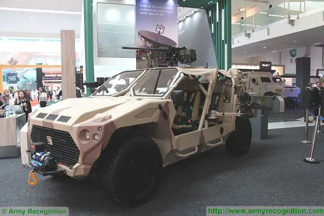 The NIMR Rapid Intervention Vehicle (RIV) is a light 4x4 vehicle, enabling high-speed response to tactical situations in remote sites, either by fast ground transit or helicopter insertion both under slung or inside a CH-47.