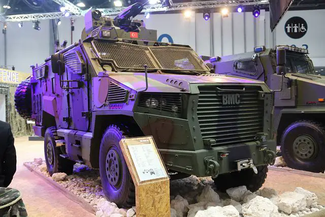 Vuran 4x4 Multipurpose armoured vehicle BMC IDEX 2017 Turkey Turkish defense industry 640 001