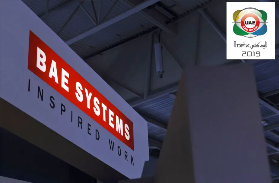 BAE Systems latest technology of land sea and air defence products IDEX 2019 925 001