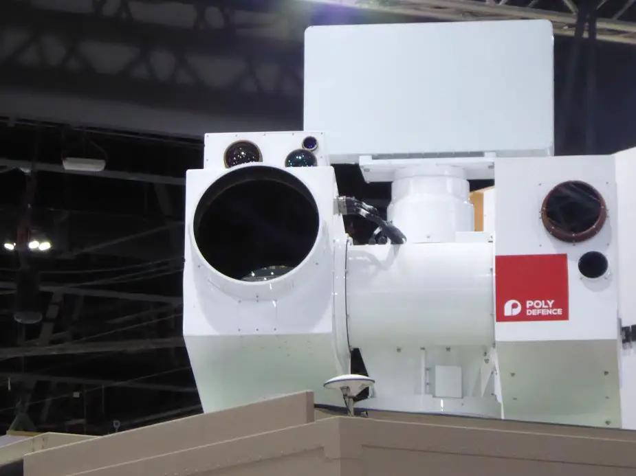 IDEX 2019 Chine company Poly Defence displays Silent Hunter laser defense system 2
