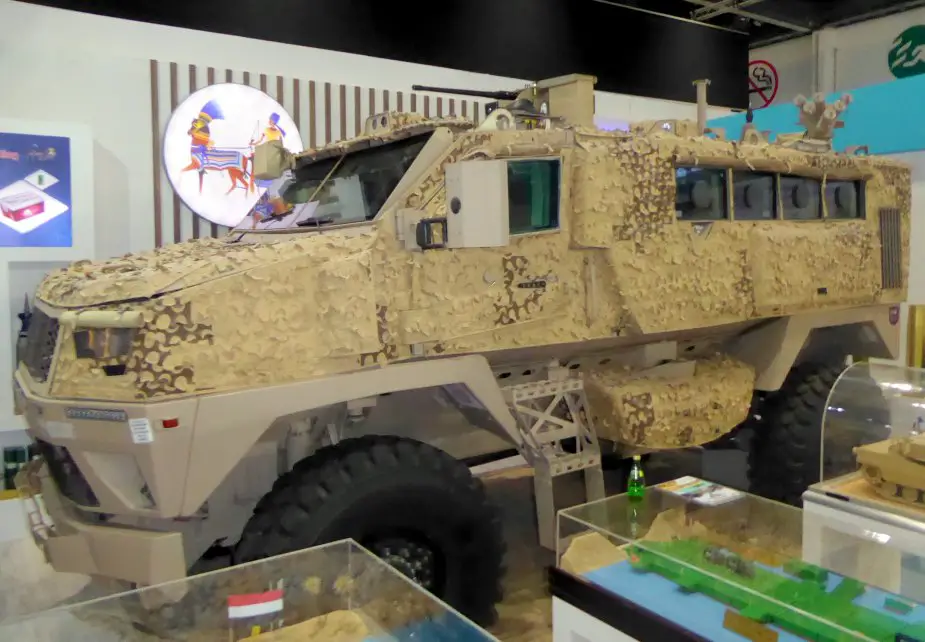 IDEX 2019 Egypt displays IMUT ST 100 MRAP and ST 500 LTV armored vehicles abroad for the first time 2
