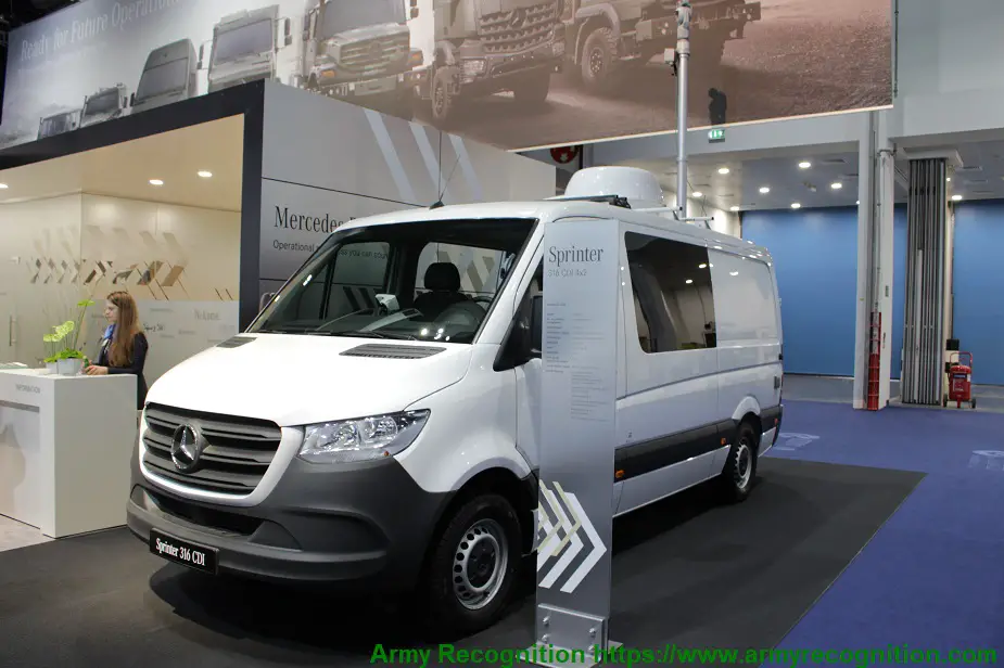 IDEX 2019 Mercedes Benz exhibits the latest Sprinter and more