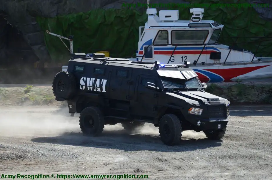 INKAS Titan DS APC or SWAT armored vehicle for security and military forces 925 002