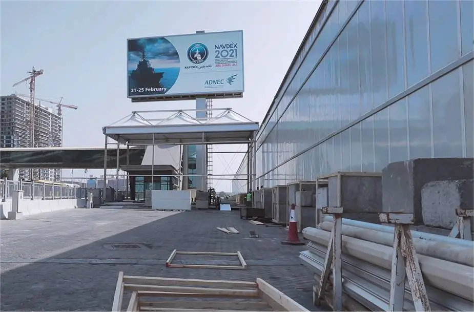 Build up begins for exhibition stands for IDEX and NAVDEX 2021 defense exhibitions 925 002