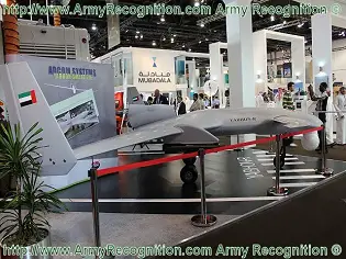 Yabhon-R UAS drone MALE Medium Altitude Long Endurance technical data sheet specification description information intelligence pictures photos images video identification ADCOM Systems United Arab Emirates army defence industry military technology