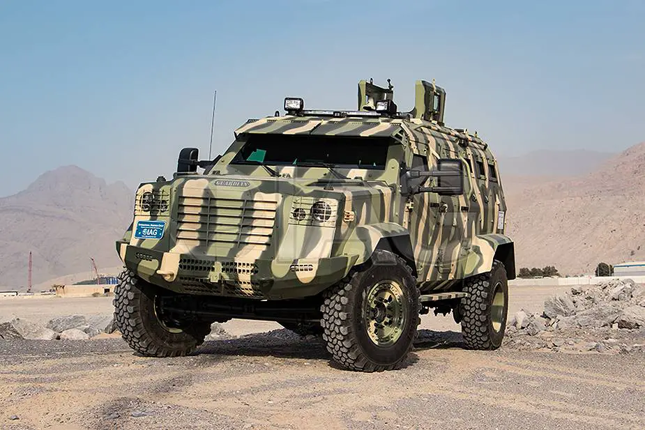 Guardian APC 4x4 wheeled armored personnel carrier vehicle IAG UAE 925 001