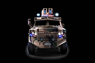 Hornet INKAS 4x4 pickup design 4x4 APC armored personnel carrier vehicle front view 001