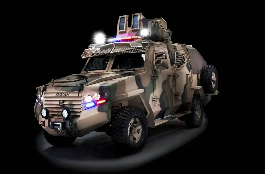 Hornet Inkas 4x4 wheeled APC Armored Personnel Carrier security vehicle UAE defense industry 925 002