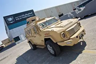 INKAS 200 4x4 light APC armored personnel carrier vehicle technical data sheet specifications pictures video description information intelligence photos images identification United Arab Emirates Automotive army defence industry military technology