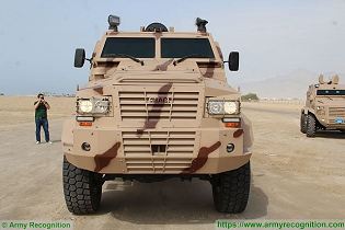 Rila 4x4 MRAP Mine Resistant Ambush Protected vehicle APC personnel carrier IAG United Arab Emirates front view 001
