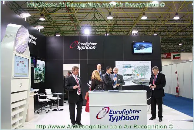 The first International Defence Exhibition GDA 2011, Gulf Defence and Aerospace, Kuwait, was inaugurated yesterday by Sheikh Ali Al-Abdullah Al-Sabah, Governor of Mubarak Al-Kabir governorate (seen in the picture with the Italian Ambassador in Kuwait, Fabrizio Nicoletti at the Eurofighter stand).