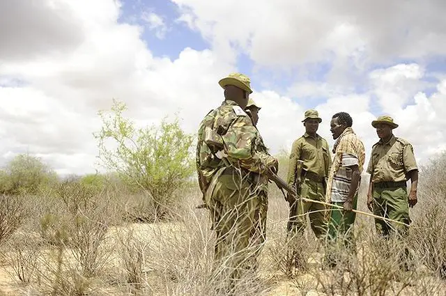 Kenyan military troops have crossed into Somalia and have driven out al-Shabab fighters from two bases near the border in a joint operation with Somali soldiers, according to a Somali military commander.