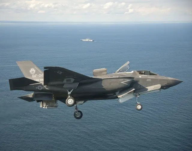 At sea – The Navy and Marine Corps Team made more remarkable naval aviation history today as the F-35B Joint Strike Fighter (JSF) test aircraft BF-2 landed safely on USS Wasp’s (LHD-1) flight deck, the first at sea vertical landing for the Marine Corps’ F-35 JSF version.